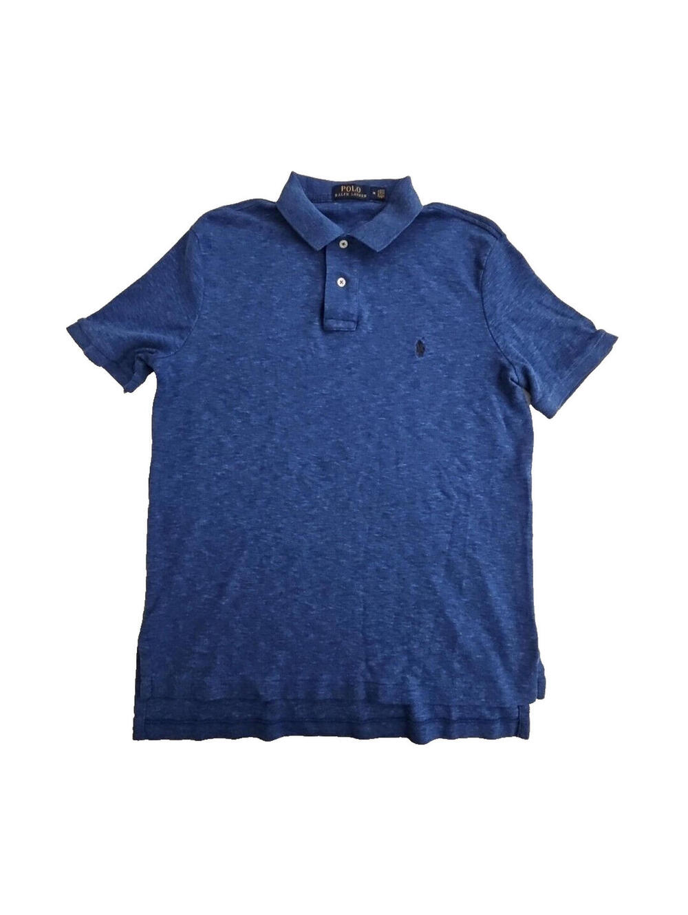 Polo Ralph Lauren Men's Short Sleeve Pima Soft Touch Shirt Size M Blue Pony Logo